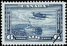 Timbre de 1938 - Air  - Timbre du Canada