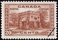 Timbre de 1938 - Fort Garry - Timbre du Canada