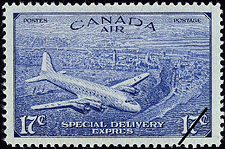 Timbre de 1946 - Air - Var. 2 - Timbre du Canada