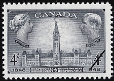 Gouvernement responsable 1948 - Timbre du Canada