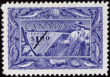 Timbre de 1951 - Ressources du Canada en poisson - Timbre du Canada