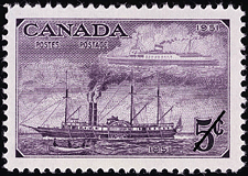 Timbre de 1951 - Navires - Timbre du Canada