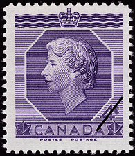 Timbre de 1953 - Reine Elizabeth II, Couronnement - Timbre du Canada
