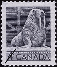 Timbre de 1954 - Morse - Timbre du Canada