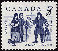 Timbre de 1962 - Jean Talon - Timbre du Canada