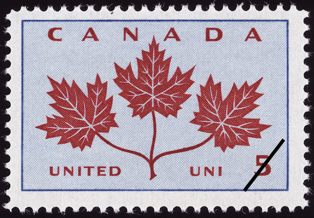 Stampsandcanada United 5 Cents 1964 Stamps Of Canada Price Guide And Value