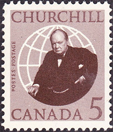 Churchill 1965 - Timbre du Canada
