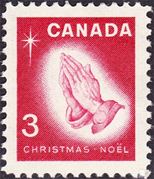 Timbre de 1966 - Noël - Timbre du Canada
