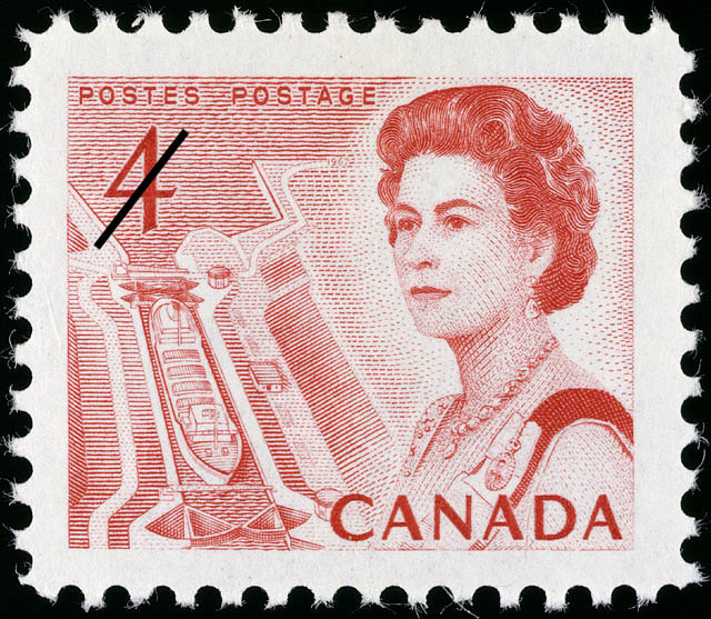 Stampsandcanada Queen Elizabeth Ii Mid Canada Seaway View 4 Cents 1967 Stamps Of Canada