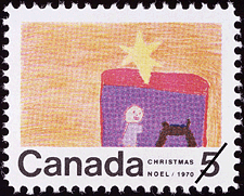 Timbre de 1970 - Nativité - Timbre du Canada