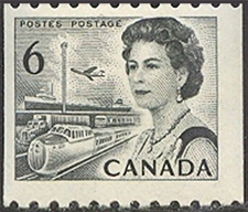 Timbre de 1970 - Reine Elizabeth II - Timbre du Canada