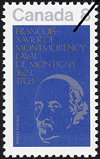 Timbre de 1973 - François-Xavier de Montmorency-Laval de Montigny, 1623-1708 - Timbre du Canada