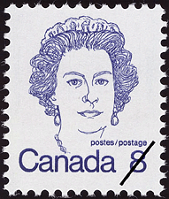 Timbre de 1973 - Reine Elizabeth II - Timbre du Canada