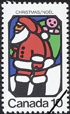 Père Noël 1973 - Timbre du Canada