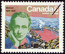 Timbre de 1974 - Marconi, 1874-1937 - Timbre du Canada