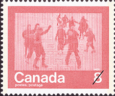 Timbre de 1974 - Patinage - Timbre du Canada