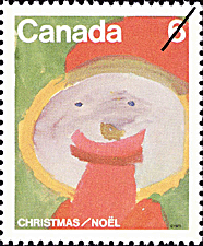 Timbre de 1975 - Le Père Noël - Timbre du Canada