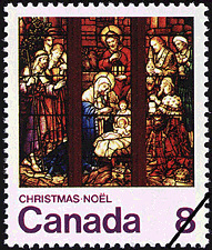 Timbre de 1976 - Nativité - Timbre du Canada