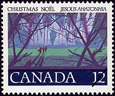 Timbre de 1977 - Le choeur angélique - Timbre du Canada