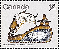 Timbre de 1977 - Rêve de pêcheur - Timbre du Canada