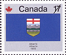 Timbre de 1979 - Alberta, 1905 - Timbre du Canada