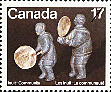 Timbre de 1979 - Danseurs au tambour - Timbre du Canada