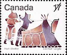 Timbre de 1979 - Tente d'été - Timbre du Canada