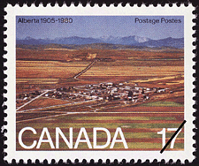 Timbre de 1980 - Alberta, 1905-1980 - Timbre du Canada