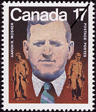 Timbre de 1981 - Aaron R. Mosher - Timbre du Canada