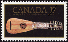 Timbre de 1981 - Instruments anciens - Timbre du Canada