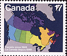 Timbre de 1981 - Le Canada en 1949 - Timbre du Canada