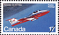 Timbre de 1981 - Canadair CL-41 Tutor  - Timbre du Canada
