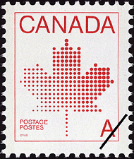 Timbre de 1981 - La feuille d'érable - Timbre du Canada