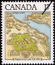 Niagara-on-the-Lake, 1781-1981  1981 - Timbre du Canada