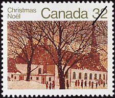 Timbre de 1983 - Église urbaine - Timbre du Canada