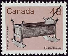Timbre de 1983 - Berceau - Timbre du Canada