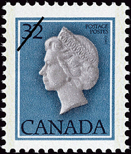 Timbre de 1983 - Reine Elizabeth II  - Timbre du Canada