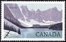 Timbre de 1985 - Banff  - Timbre du Canada