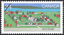 Timbre de 1985 - Lower Fort Garry (Man.) - Timbre du Canada