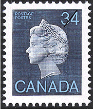Timbre de 1985 - Reine Elizabeth II - Timbre du Canada