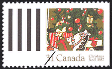Timbre de 1987 - Le sapin - Timbre du Canada