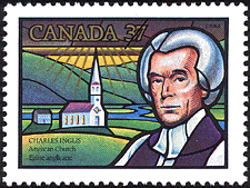 Timbre de 1988 - Charles Inglis, Église anglicane - Timbre du Canada