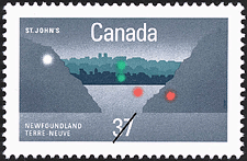Timbre de 1988 - St. John's, Terre-Neuve - Timbre du Canada