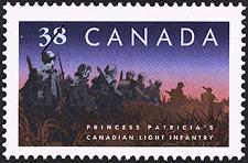 Timbre de 1989 - Princess Patricia's Canadian Light Infantry - Timbre du Canada