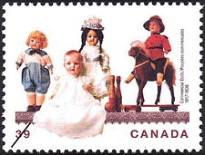 Timbre de 1990 - Poupées commerciales, 1917-1936 - Timbre du Canada