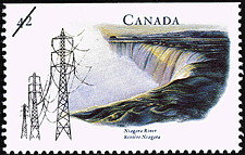 Timbre de 1992 - Rivière Niagara - Timbre du Canada