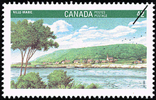 Timbre de 1992 - Ville-Marie - Timbre du Canada