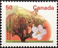 Timbre de 1994 - Pomme Fameuse - Timbre du Canada