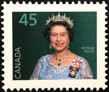 Timbre de 1995 - Reine Elizabeth II - Timbre du Canada